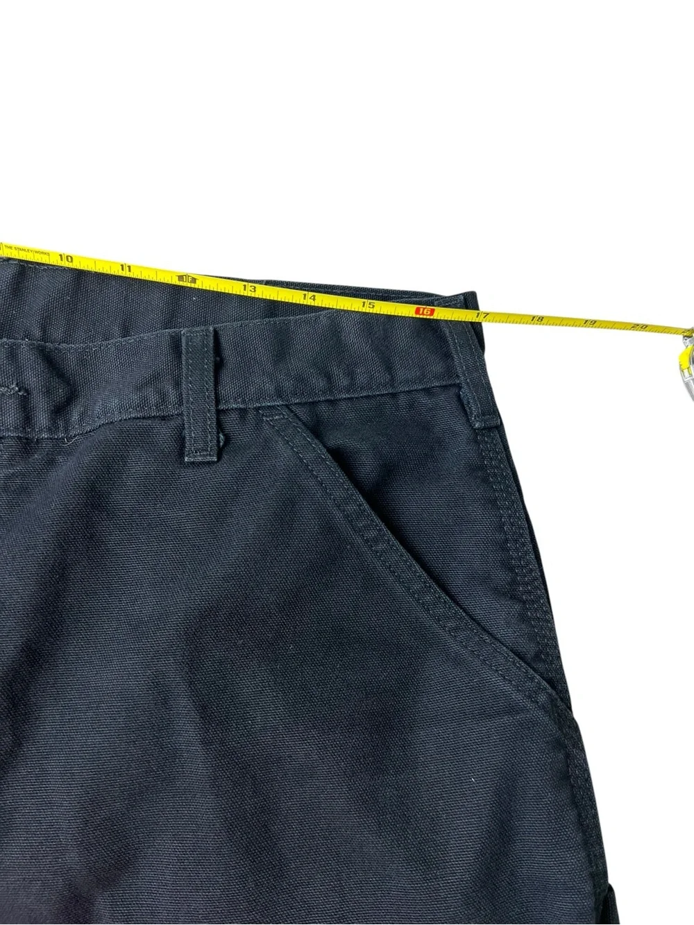 Carhartt B11 Black Canvas Carpenter Men’s 36x34 Work Pants
